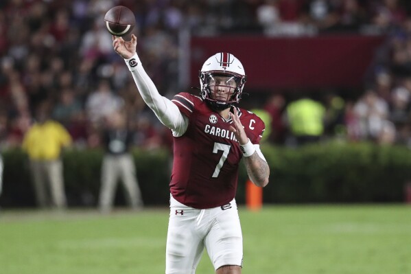 South Carolina s Rattler stays hot throwing for 345 yards and 3